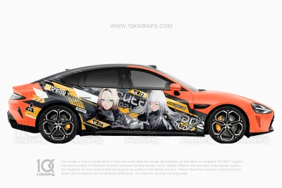 Girls’ Frontline 2: Exilium Honda Accord Itasha Car Wrap – Custom Anime Vinyl Design by 10KWRAPS