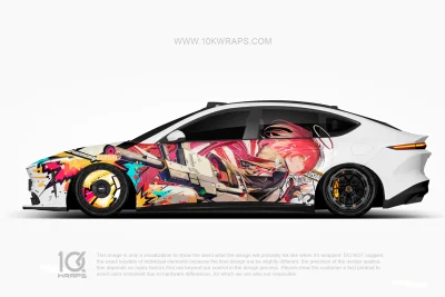 Exusiai The New Covenant Arknights Itasha Wrap for Audi RS4