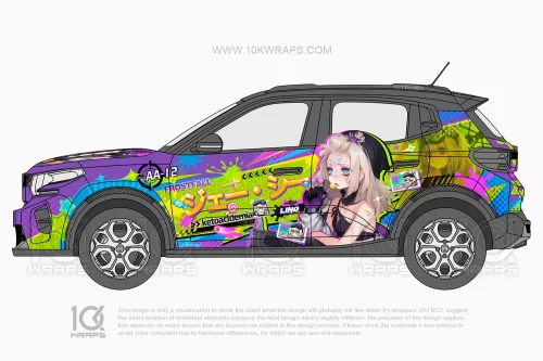 Dragon Ball Z Car Wraps 07 Made With Top 3M Vinyl-10KWRAPS