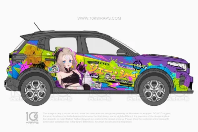 Dragon Ball Z Car Wraps 07 Made With Top 3M Vinyl-10KWRAPS