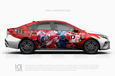 Dragon Ball Z Car Wraps 07 Made With Top 3M Vinyl-10KWRAPS