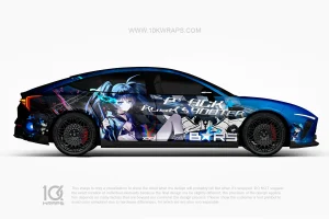 BLACK☆ROCK SHOOTER BRS Anime Car Wrap for Audi RS7