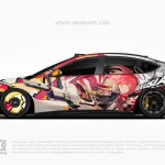 Exusiai The New Covenant Arknights Itasha Wrap for Audi RS4