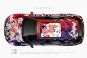 Kiana Kaslana Honkai Impact 3rd Kia Sorento Anime Wrap – Custom Itasha Vinyl Design by 10KWRAPS