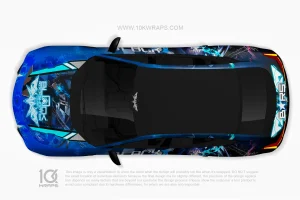 BLACK☆ROCK SHOOTER BRS Anime Car Wrap for Audi RS7