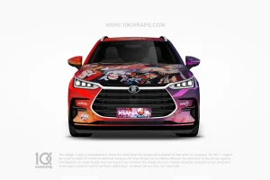 Kiana Kaslana Honkai Impact 3rd Kia Sorento Anime Wrap – Custom Itasha Vinyl Design by 10KWRAPS