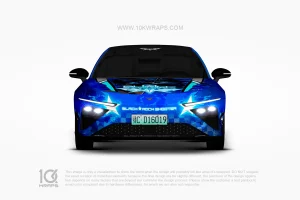 BLACK☆ROCK SHOOTER BRS Anime Car Wrap for Audi RS7