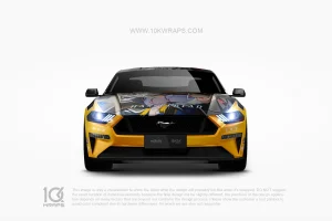 Ye Shunguang Zenless Zone Zero Anime Car Wrap for Ford Mustang