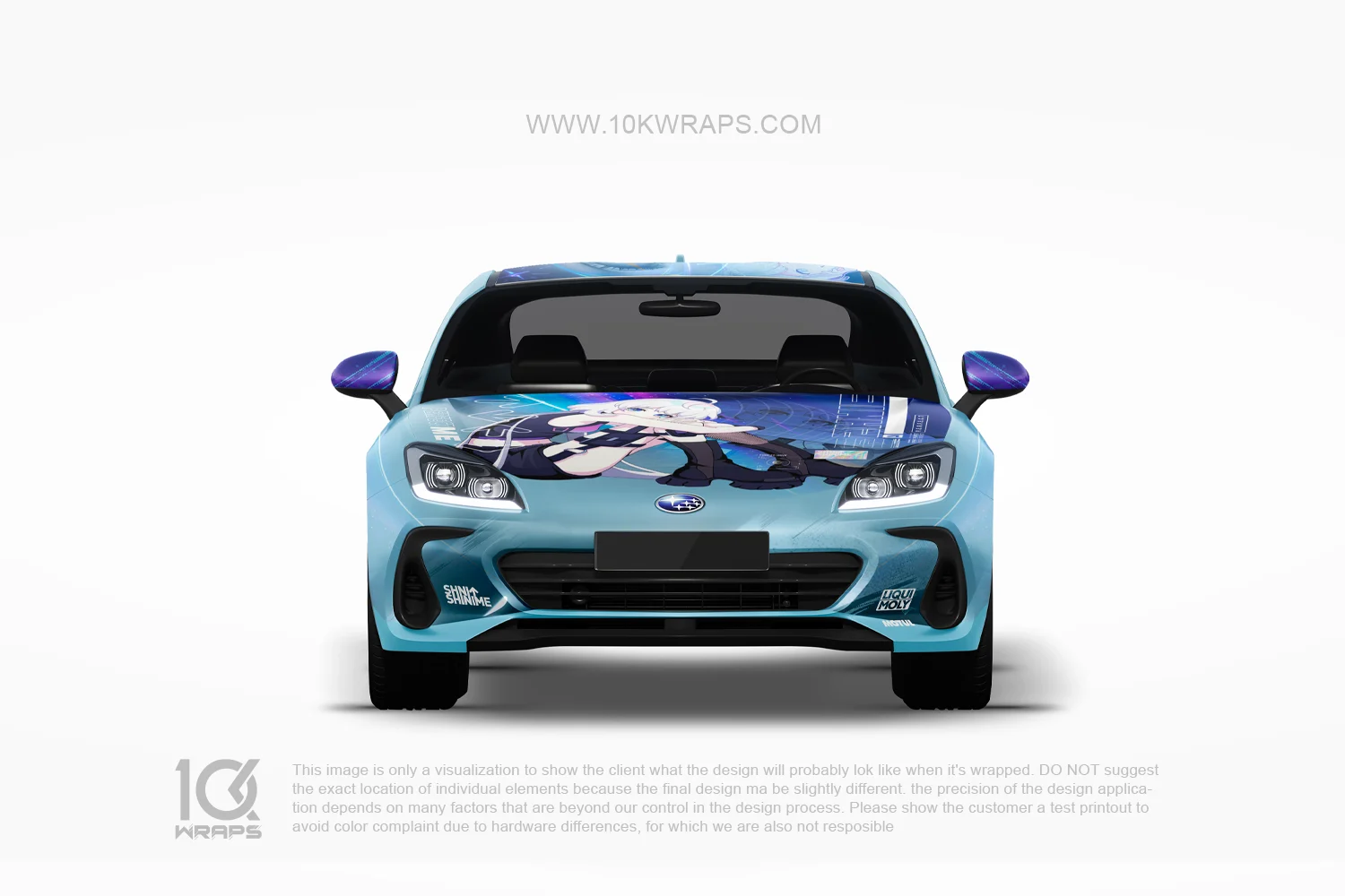 QQ Dance Xingtong Itasha Wrap for Subaru BRZ 10KWRAPS