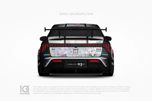 Hatsune Miku Snow Miku Custom Anime Car Wraps – Lancer Evo HM-15