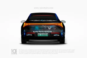 BLACK☆ROCK SHOOTER BRS Anime Car Wrap for Audi RS7