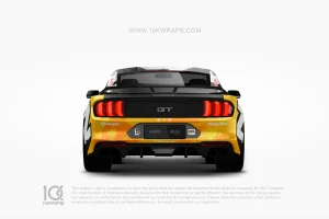 Ye Shunguang Zenless Zone Zero Anime Car Wrap for Ford Mustang