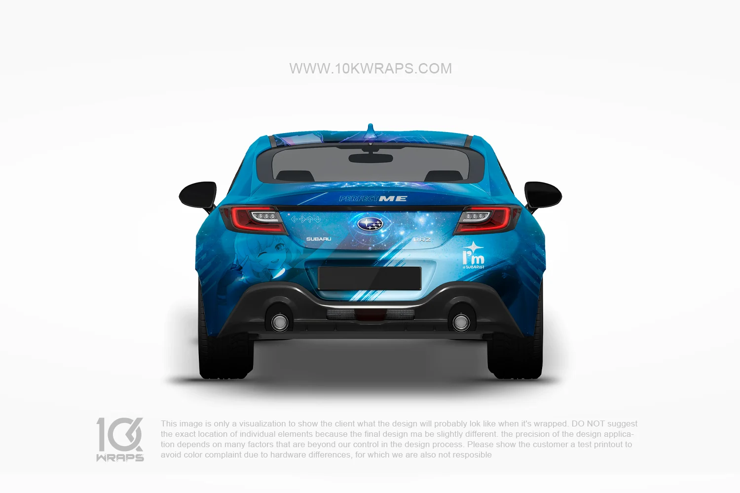 QQ Dance Xingtong Itasha Wrap for Subaru BRZ 10KWRAPS