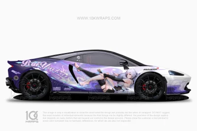Bai Yuekui Itasha Wrap Cost – McLaren Automotive