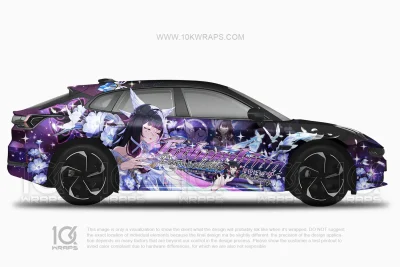 Capitano & Columbina Genshin Impact Itasha Folierung Deutschland – Hyundai Genesis