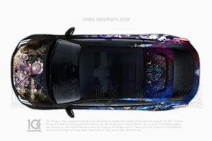 Capitano & Columbina Genshin Impact Itasha Folierung Deutschland – Hyundai Genesis