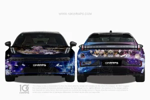 Capitano & Columbina Genshin Impact Itasha Folierung Deutschland – Hyundai Genesis