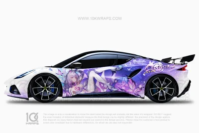 Castorice Honkai Star Rail Anime Car Livery – Honda Civic Type R
