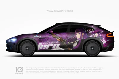Frieren Beyond Journey’s End Anime Vinyl Wrap – Porsche 992
