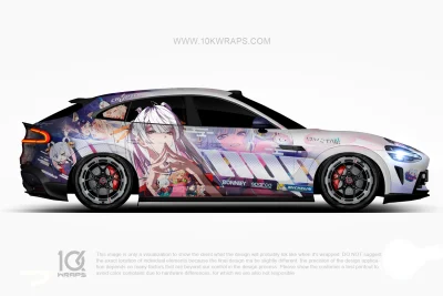 Frieren Beyond Journey’s End Anime Vinyl Wrap for Porsche 992 10KWRAPS