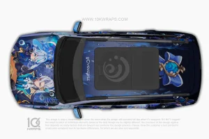 Furina Genshin Impact Anime Girl Car Wrap – Jeep Wrangler