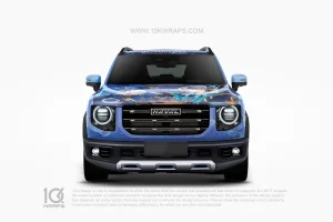 Furina Genshin Impact Anime Girl Car Wrap – Jeep Wrangler