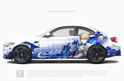 Gepard Honkai Star Rail Anime Car Wrap – BMW M2