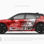 Hardcore Syndrome Car Anime Wrap – Dodge Charger