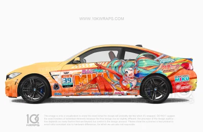 Hatsune Miku Racing Itasha Wrap – BMW M3