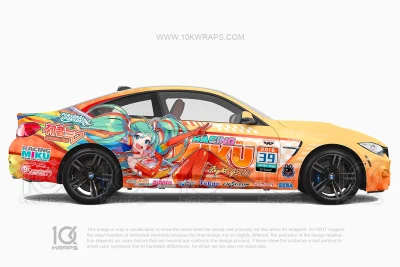 Hatsune Miku Racing Itasha Wrap – BMW M3