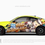 Hoshikawa Sara NIJISANJI Anime Wrap for Cars – BMW M4