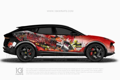 Laevatain Arknights Endfield Anime Wrap for Lotus Eletre