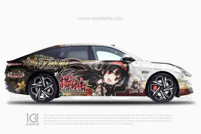 Maitetsu Last Run!! Custom Anime Car Wrap for Mazda Miata MX-5
