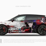 Motoko Kusanagi Ghost in the Shell Itasha Wrap – Chevy Camaro