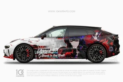 Motoko Kusanagi Ghost in the Shell Itasha Wrap – Chevy Camaro
