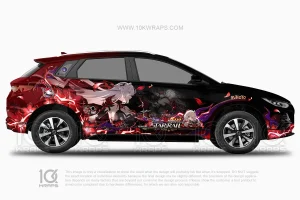 Raiden Bosenmori Mei Acheron Honkai Star Rail Itasha Car Wrap – Subaru WRX