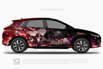 Raiden Bosenmori Mei Acheron Honkai Star Rail Itasha Car Wrap – Subaru WRX
