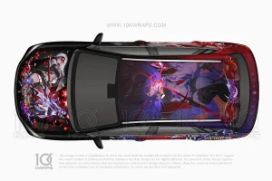 Raiden Bosenmori Mei Acheron Honkai Star Rail Itasha Car Wrap – Subaru WRX