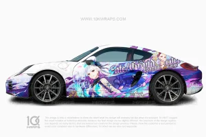 Rama & Altria Caster FateGrand Order Anime Car Vinyl Wrap – Porsche 911