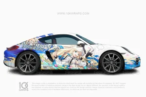 Rama & Altria Caster FateGrand Order Anime Car Vinyl Wrap – Porsche 911