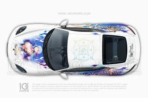 Rama & Altria Caster FateGrand Order Anime Car Vinyl Wrap – Porsche 911