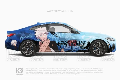 Ryomen Sukuna Jujutsu Kaisen Itasha Style Wrap for BMW M6