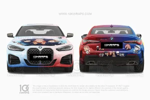 Satoru Gojo Jujutsu Kaisen Anime Car Wrap for Toyota Corolla