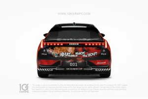 Soryu Asuka Langley Neon Genesis Evangelion Anime Wrapped Car for ZEEK 001