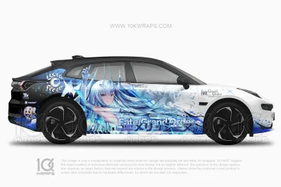 Melusine Fate/Grand Order Auto Anime Folierung – Dodge Challenger